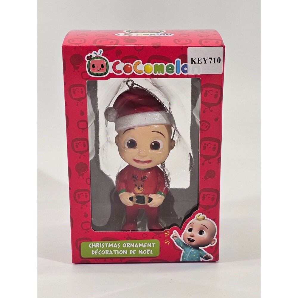 Kurt S Adler Cocomelon Holiday Edition Christmas Tree Ornament JJ Santa Suit NEW